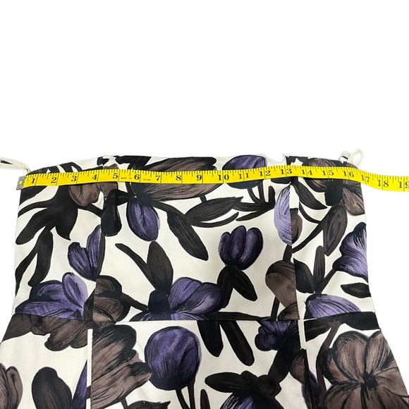 Banana Republic Floral Strapless Mini Dress Size 10 - Picture 9 of 10